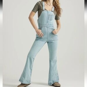Lee Women's European Collection Flare Overalls
